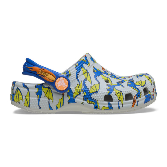 Crocs Toddler Classic Dragon Graphic Clog